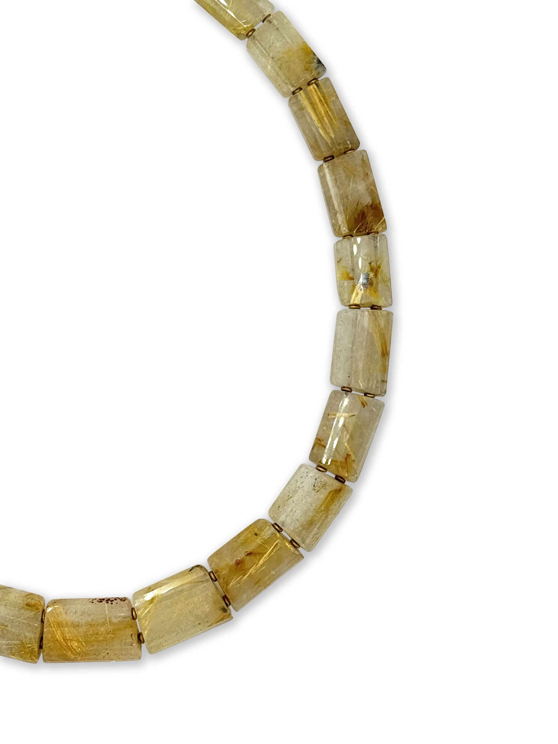 Collar cuarzo rutilo